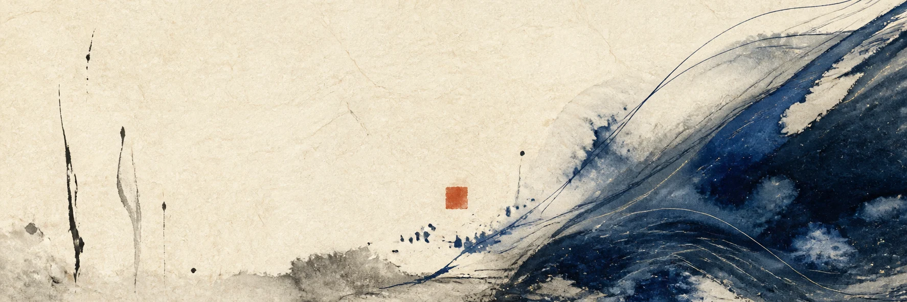 Basho と Hokusai — 日本語の感性を表す和紙のアートワーク